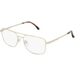 Wenzhou Bada Optical Co. , LTD Fielmann BD 563 CL Herren-Brille inkl. Gläser Vollrand Quadratisch Edelstahl-Gestell 56/16/145, Gold