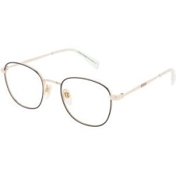 Safilo GmbH Levi?s LV 1091 Unisex-Brille inkl. Gläser Vollrand Eckig Edelstahl-Gestell 49/20/140, Schwarz