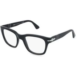 Luxottica Fashion Brillen Vertriebs GmbH Persol 0PO3389V CECIL Unisex-Brille inkl. Gläser Vollrand Quadratisch Acetat-Gestell 51/21/145, Schwarz
