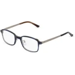 Wenzhou Lanson International Co., Ltd. Fielmann LN 025 CL Herren-Brille inkl. Gläser Vollrand Quadratisch Acetat-Gestell 49/22/145, Blau