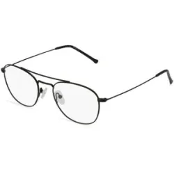 Wenzhou Bada Optical Co. , LTD Fielmann BD 427 CL Herren-Brille inkl. Gläser Vollrand Quadratisch Edelstahl-Gestell 51/19/145, Schwarz