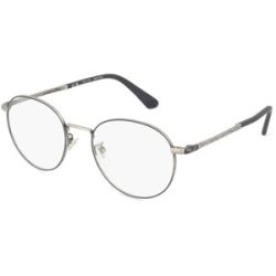 DE RIGO Vision D.A.CH. GmbH Police POIVPLD94 Unisex-Brille inkl. Gläser Vollrand Panto Metall-Gestell 51/19/140, Silber