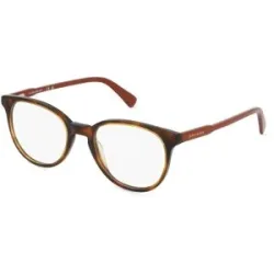 Marchon Germany GmbH Longchamp LO2608 Unisex-Brille inkl. Gläser Vollrand Quadratisch Zylonit (Celluloseacetat)-Gestell 49/19/140, Havanna
