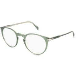 Safilo GmbH David Beckham DB1139 Herren-Brille inkl. Gläser Vollrand Panto Acetat-Gestell 49/22/150, Grün
