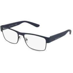 Luxottica Fashion Brillen Vertriebs GmbH Armani Exchange 0AX1065 Herren-Brille inkl. Gläser Vollrand Quadratisch Metall-Gestell 56/17/145, Blau