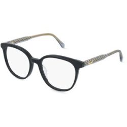 DE RIGO Vision D.A.CH. GmbH Zadig & Voltaire VZV438 Damen-Brille inkl. Gläser Vollrand Cat Eye Kunststoff-Gestell 52/17/140, Schwarz
