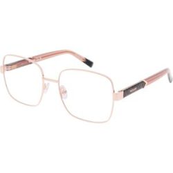 Safilo GmbH Missoni MIS 0218 Damen-Brille inkl. Gläser Vollrand Eckig Metall-Gestell 55/18/140, Kupfer
