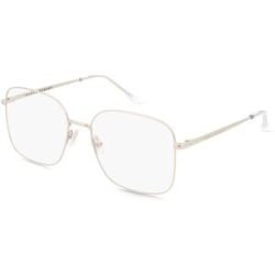 Safilo GmbH Isabel Marant IM0235 Damen-Brille inkl. Gläser Vollrand Quadratisch Metall-Gestell 55/17/140, Silber