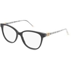 DE RIGO Vision D.A.CH. GmbH Escada VESE34 Damen-Brille inkl. Gläser Vollrand Quadratisch Kunststoff-Gestell 53/15/140, Schwarz