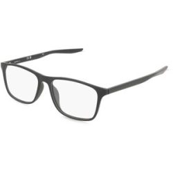 Marchon Germany GmbH Nike 7125 Unisex-Brille inkl. Gläser Vollrand Quadratisch Metall-Gestell 54/15/145, Schwarz