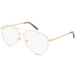 DE RIGO Vision D.A.CH. GmbH Nina Ricci VNR392 Unisex-Brille inkl. Gläser Vollrand Pilot Metall-Gestell 58/14/140, Pink