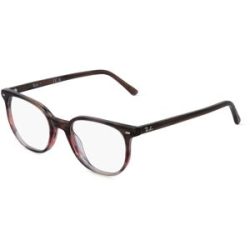 Luxottica Fashion Brillen Vertriebs GmbH Ray-Ban RX5397 Unisex-Brille inkl. Gläser Vollrand Geometrisch Acetat-Gestell 50/19/145, Braun