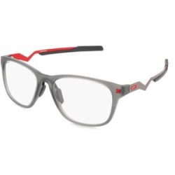 Luxottica Fashion Brillen Vertriebs GmbH Oakley OX8187 CEREBRAL Herren-Brille inkl. Gläser Vollrand Quadratisch Kunststoff-Gestell 55/18/130, Grau