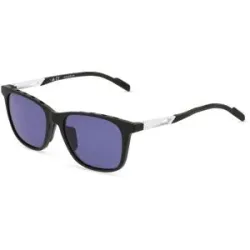 Marcolin Deutschland GmbH Adidas SP0051 Unisex-Sonnenbrille Vollrand Quadratisch Kunststoff-Gestell, Schwarz