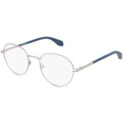Marcolin Deutschland GmbH Adidas OR5090 Unisex-Brille inkl. Gläser Vollrand Rund Metall-Gestell 50/20/145, Grau