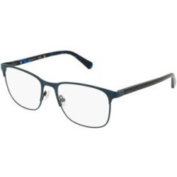 Marcolin Deutschland GmbH Gant GA3249 Unisex-Brille inkl. Gläser Vollrand Quadratisch Metall-Gestell 55/18/145, Blau