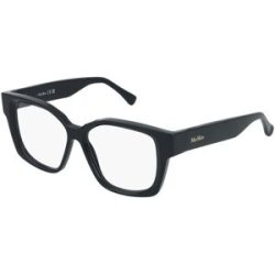 Marcolin Deutschland GmbH Max Mara MM5184 Damen-Brille inkl. Gläser Vollrand Quadratisch Acetat-Gestell 52/14/140, Schwarz