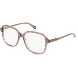 Kering Eyewear Spa Chloé CH0313O Damen-Brille inkl. Gläser Vollrand Eckig Acetat-Gestell 54/16/140, Grau