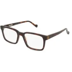 De Lotto s.r.l. Fielmann Elementra EMT 007 RN Herren-Brille inkl. Gläser Vollrand Quadratisch Acetat-Gestell 54/19/145, Havanna