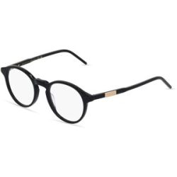 Kering Eyewear Spa Gucci GG 1160O Unisex-Brille inkl. Gläser Vollrand Panto Kunststoff-Gestell 48/20/145, Schwarz