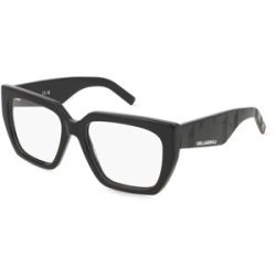Marchon Germany GmbH Karl Lagerfeld KL6159 Unisex-Brille inkl. Gläser Vollrand Quadratisch Acetat-Gestell 54/18/140, Schwarz