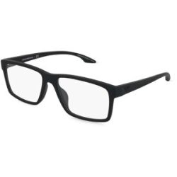 Luxottica Fashion Brillen Vertriebs GmbH Emporio Armani EA3210U Herren-Brille inkl. Gläser Vollrand Quadratisch Kunststoff-Gestell 55/16/145, Schwarz