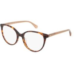 Safilo GmbH Kate Spade ADELLE Damen-Brille inkl. Gläser Vollrand Rund Acetat-Gestell 51/17/140, Beige