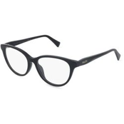 Luxottica Fashion Brillen Vertriebs GmbH Ralph Lauren RA7198U Damen-Brille inkl. Gläser Vollrand Butterfly Acetat-Gestell 53/16/145, Schwarz