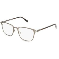 Marchon Germany GmbH Lacoste L2301 Unisex-Brille inkl. Gläser Vollrand Quadratisch Metall-Gestell 53/18/145, Grau