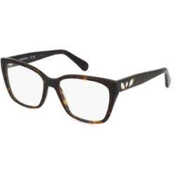 Luxottica Fashion Brillen Vertriebs GmbH Swarovski SK2008 Damen-Brille inkl. Gläser Vollrand Quadratisch Acetat-Gestell 53/17/140, Havanna
