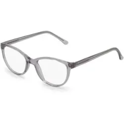 Zhangzhou Agilton Optical Co., Ltd. Fielmann MC 518 CL Damen-Brille inkl. Gläser Vollrand Butterfly Propionat-Gestell 50/18/140, Grau