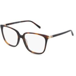 Safilo GmbH Tommy Hilfiger TH 2353 Damen-Brille inkl. Gläser Vollrand Quadratisch Acetat-Gestell 54/16/140, Havanna