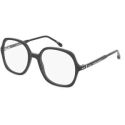 Safilo GmbH Isabel Marant IM 0087 Damen-Brille inkl. Gläser Vollrand Quadratisch Acetat-Gestell 54/20/140, Schwarz