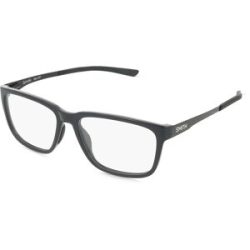 Safilo GmbH Smith SPINDLE Herren-Brille inkl. Gläser Vollrand Quadratisch PET-Gestell 55/17/140, Schwarz