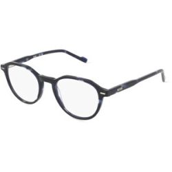 Marchon Germany GmbH Zeiss ZS24542 Unisex-Brille inkl. Gläser Vollrand Panto Acetat-Gestell 49/20/145, Blau