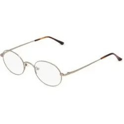 Wenzhou Bada Optical Co. , LTD Fielmann BD 503 CL Unisex-Brille inkl. Gläser Vollrand Oval Edelstahl-Gestell 48/22/140, Gold