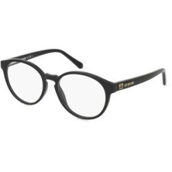 Safilo GmbH Moschino MOL626 Damen-Brille inkl. Gläser Vollrand Panto Kunststoff-Gestell 52/17/140, Schwarz