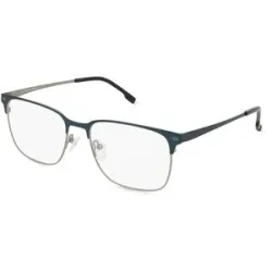 Wenzhou Bada Optical Co. , LTD Fielmann BD 442 CL Herren-Brille inkl. Gläser Vollrand Quadratisch Metall-Gestell 52/18/140, Grau
