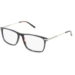 FERDINAND MENRAD GmbH & Co KG Fielmann 2219 CL LENNARD Herren-Brille inkl. Gläser Vollrand Quadratisch Acetat-Gestell 56/15/145, Blau