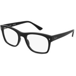Luxottica Fashion Brillen Vertriebs GmbH Ray-Ban RX7228 Unisex-Brille inkl. Gläser Vollrand Quadratisch Propionat-Gestell 53/21/145, Schwarz