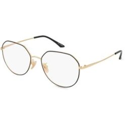Luxottica Fashion Brillen Vertriebs GmbH Vogue 0VO4301D Damen-Brille inkl. Gläser Vollrand Quadratisch Metall-Gestell 55/18/145, Schwarz