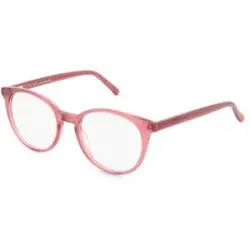 C&S CO. LTD. Fielmann ABC 094 FLEX CL NICOLA Damen-Brille inkl. Gläser Vollrand Panto Acetat-Gestell 49/19/145, Pink