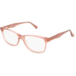 C&S CO. LTD. Fielmann ABC 077 FLEX CL KAREN Damen-Brille inkl. Gläser Vollrand Quadratisch Acetat-Gestell 53/16/140, Pink
