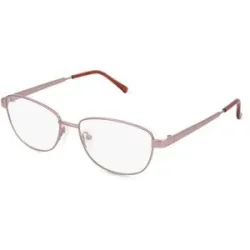 Zhangzhou Agilton Optical Co., Ltd. Fielmann MC 499 TR Damen-Brille inkl. Gläser Vollrand Quadratisch Edelstahl-Gestell 52/16/135, Pink