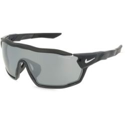 Marchon Germany GmbH Nike NKIU4706XN SHOW X RUSH N Unisex-Sonnenbrille Halbrand Monoscheibe Kunststoff-Gestell, Grau