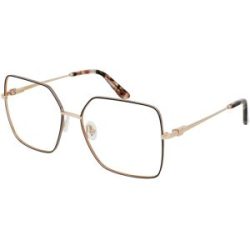 Marcolin Deutschland GmbH Guess GU2824 Unisex-Brille inkl. Gläser Vollrand Quadratisch Metall-Gestell 57/16/140, Gold