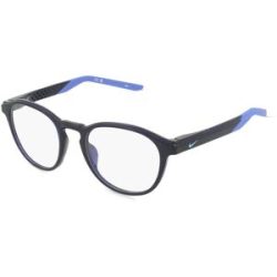 Marchon Germany GmbH Nike 7274 Herren-Brille inkl. Gläser Vollrand Rund Propionat-Gestell 50/20/140, Blau