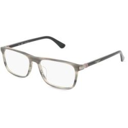 DE RIGO Vision D.A.CH. GmbH Police POIVPLD97 Unisex-Brille inkl. Gläser Vollrand Quadratisch Kunststoff-Gestell 54/16/145, Grau