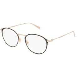 Safilo GmbH Levi's LV5001 Herren-Brille inkl. Gläser Vollrand Rund Metall-Gestell 50/20/145, Schwarz