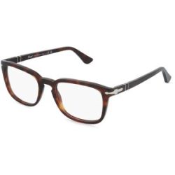 Luxottica Fashion Brillen Vertriebs GmbH Persol 0PO3382V Unisex-Brille inkl. Gläser Vollrand Quadratisch Acetat-Gestell 52/19/145, Havanna